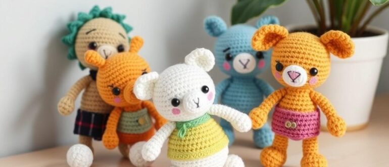 Амигуруми вязаные игрушки крючком