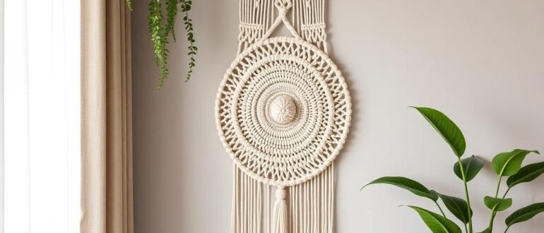 Макраме узелковое плетение для интерьера