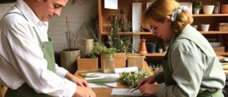 Гербарий засушиваем и оформляем