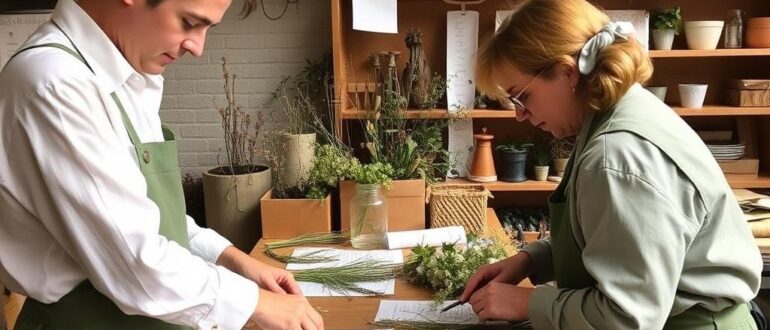 Гербарий засушиваем и оформляем