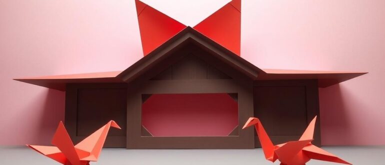 Оригами искусство складывания бумаги