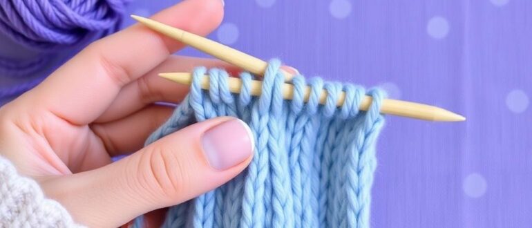 Вязание спицами для начинающих первые петли